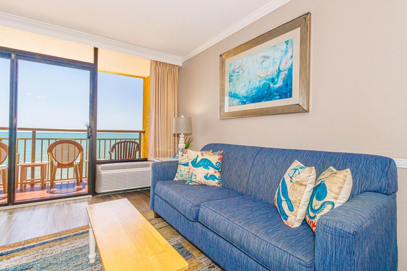 Oceanfront 1 Bedroom Suite With Beautiful Decor And Accents Caravelle Resort 1039 Sleeps 6 Guests Myrtle Beach Exterior photo